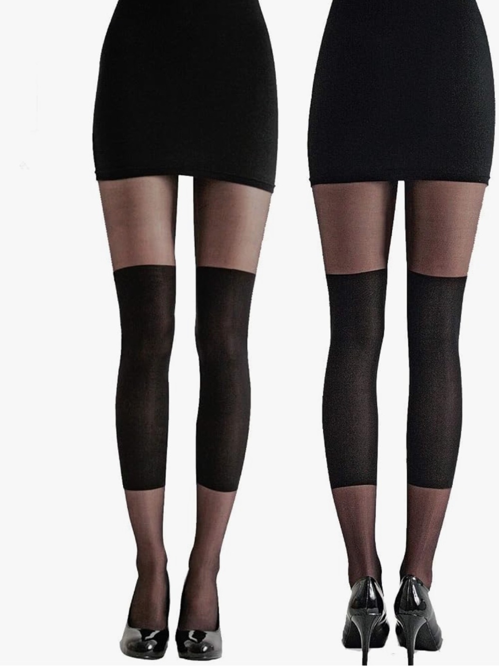 Hot Sox Dream Collection Opaque Sheer Block Tights
